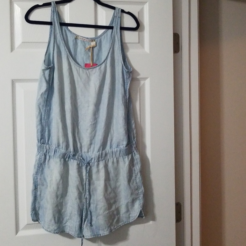 Denim romper